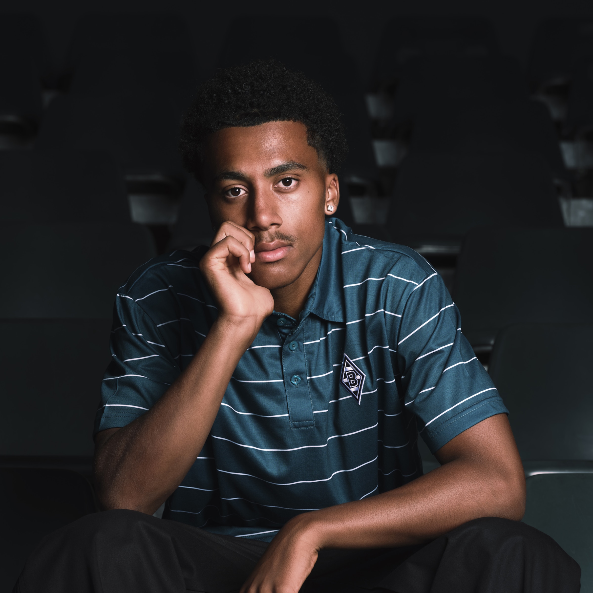 Season 1 Pitch Stripe Polo