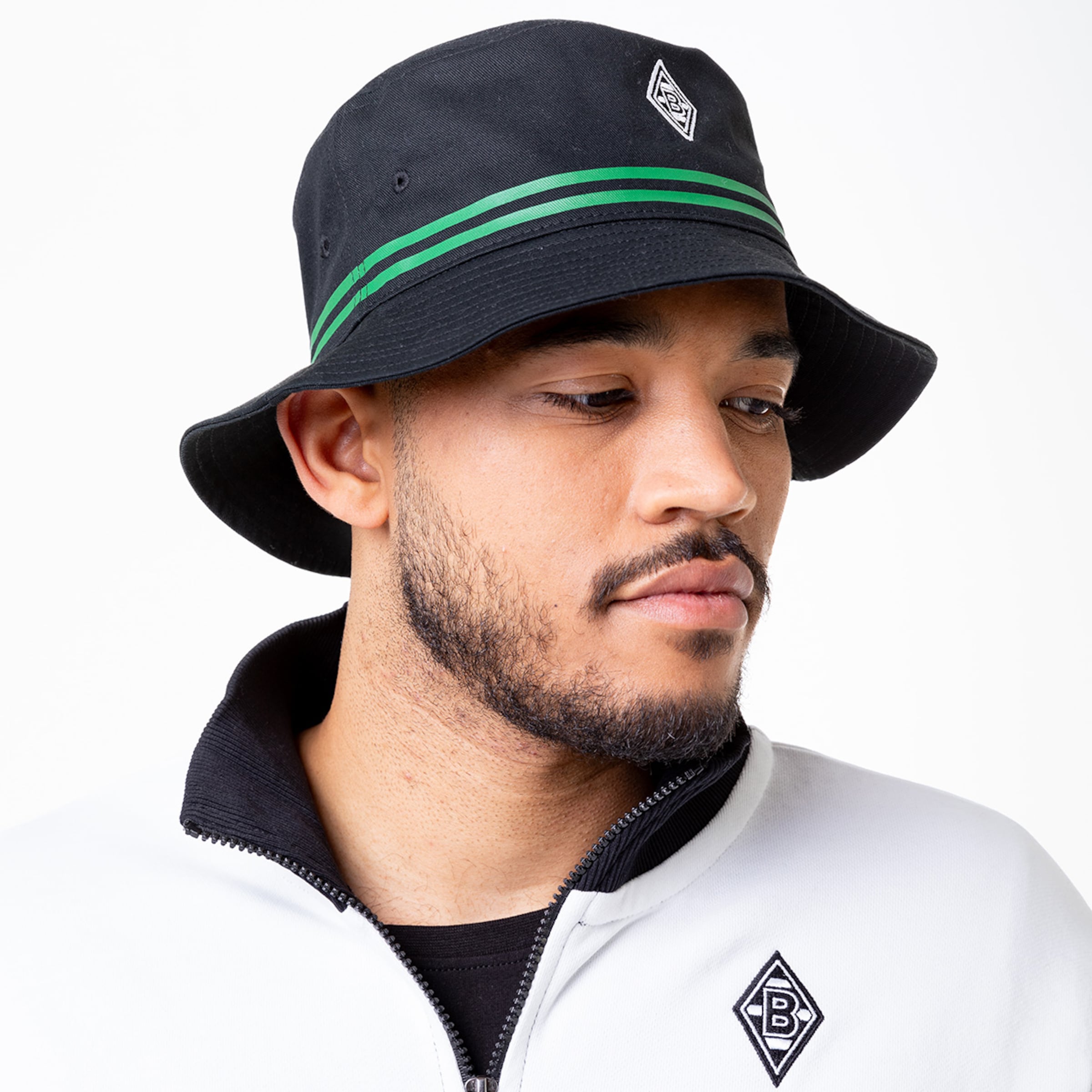 FohlenShop Fishing hat Green stripe buy online