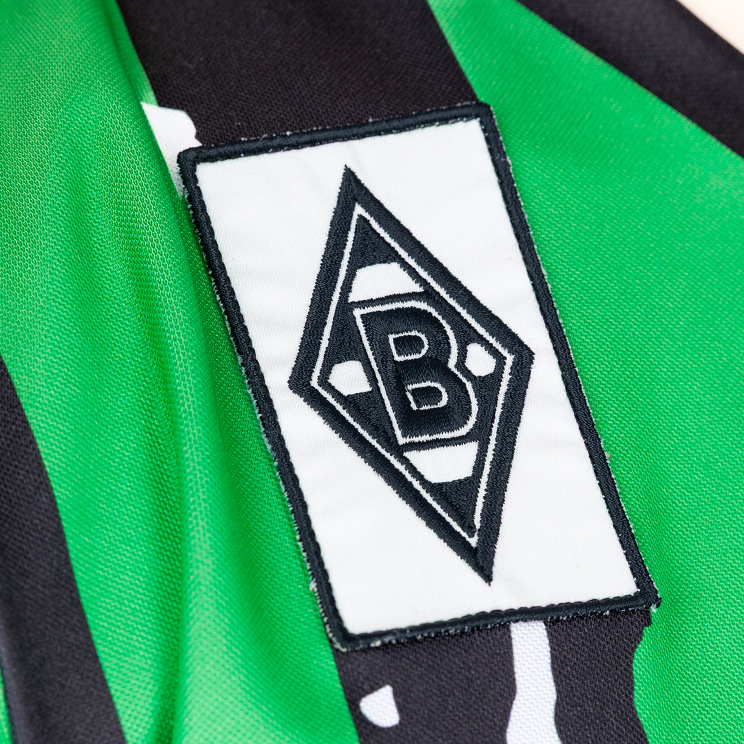 Logo von Borussia Mönchengladbach auf einem Trikot