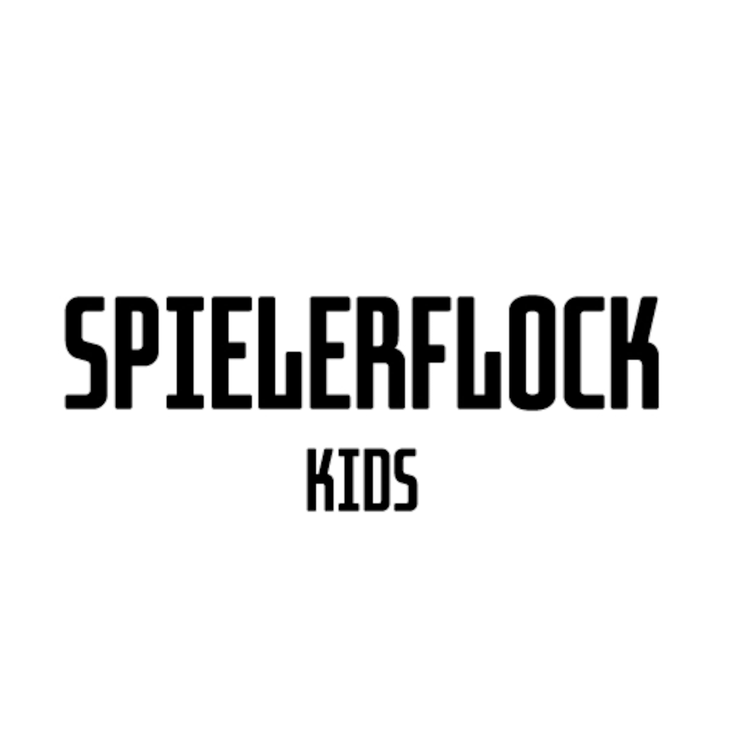 Text SPIELERFLOCK KIDS in fetter Schrift