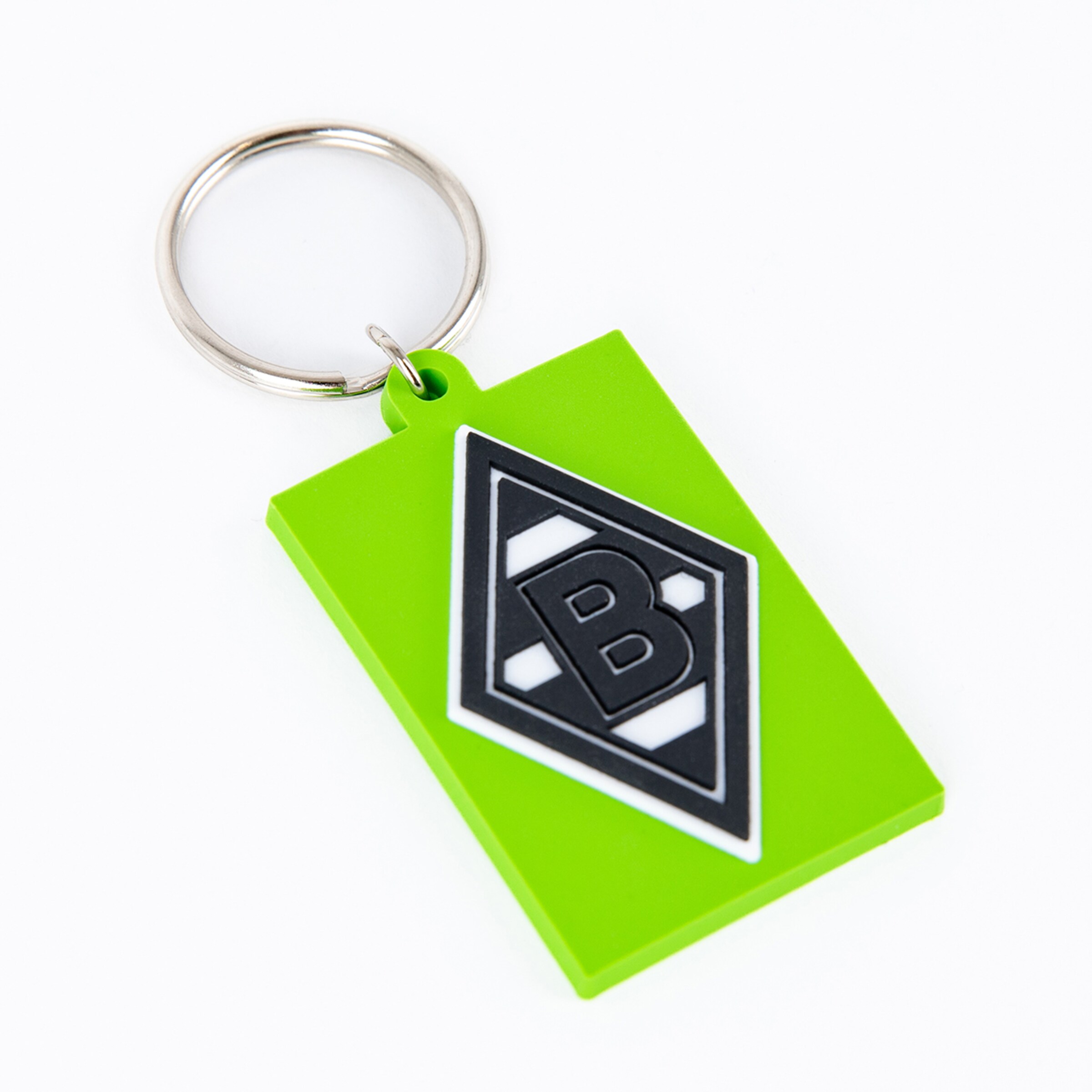 Schlüsselanhänger mit dem Logo von Borussia Mönchengladbach.