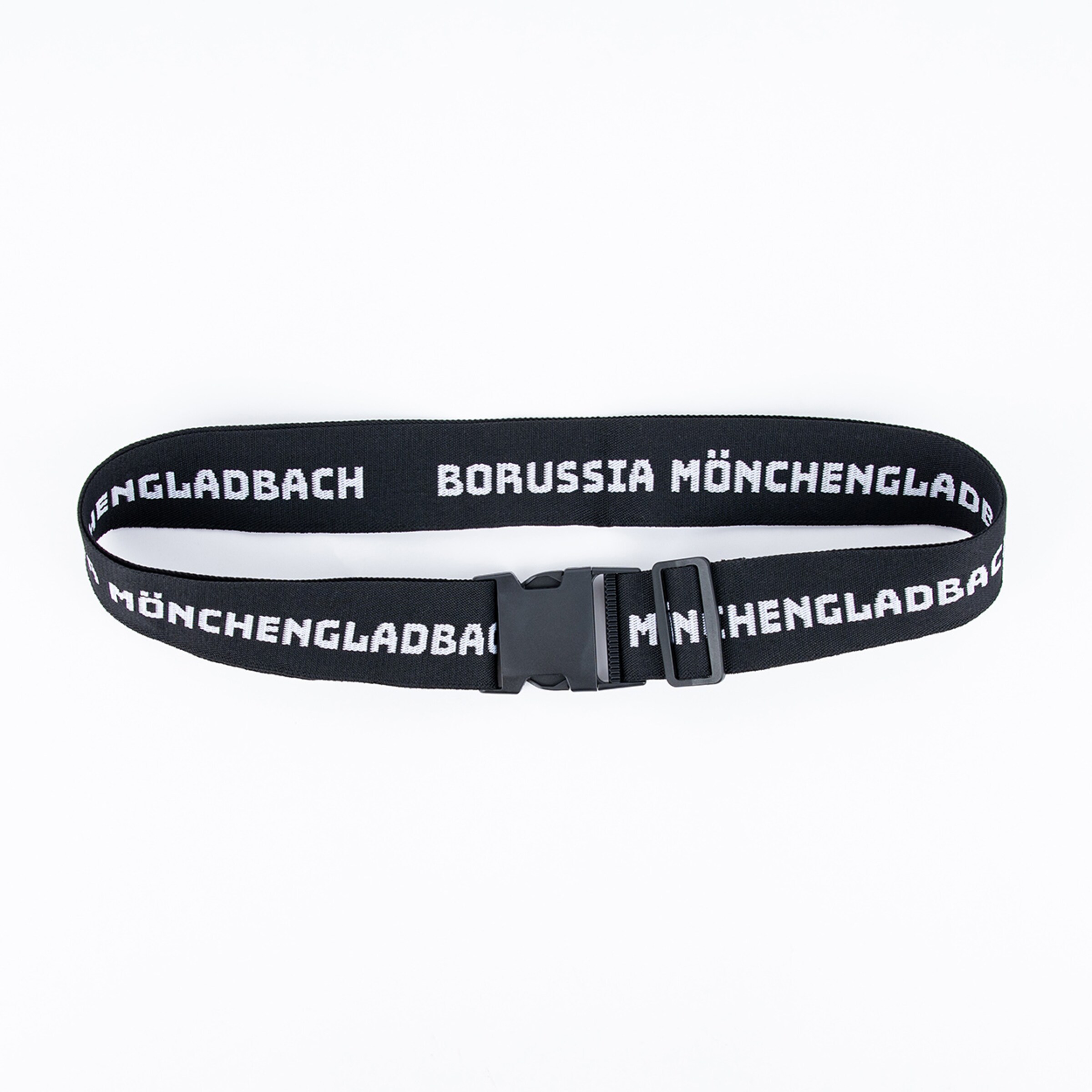 Black belt featuring the text BORUSSIA MÖNCHENGLADBACH in white.