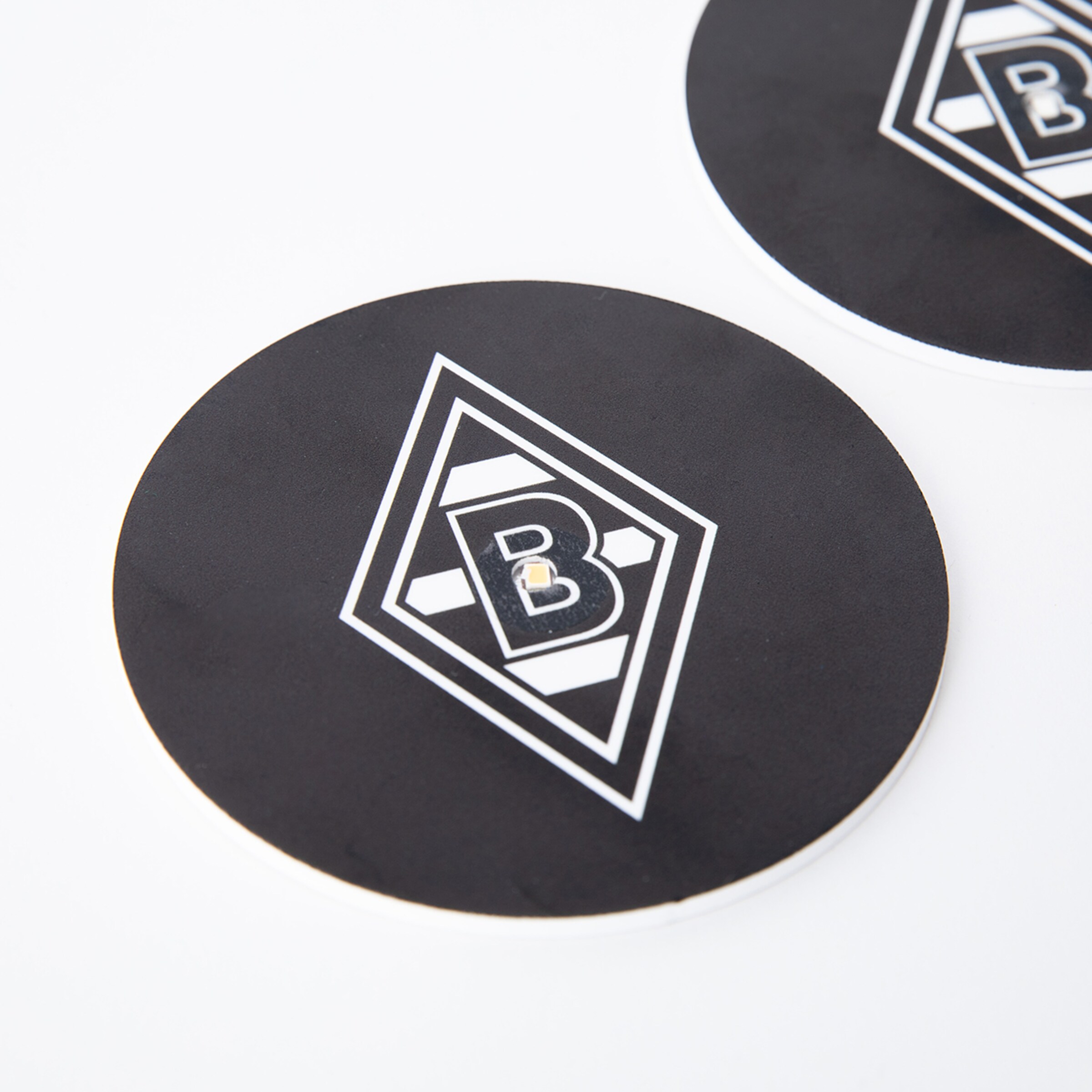 Runde Untersetzer mit Borussia Mönchengladbach Logo