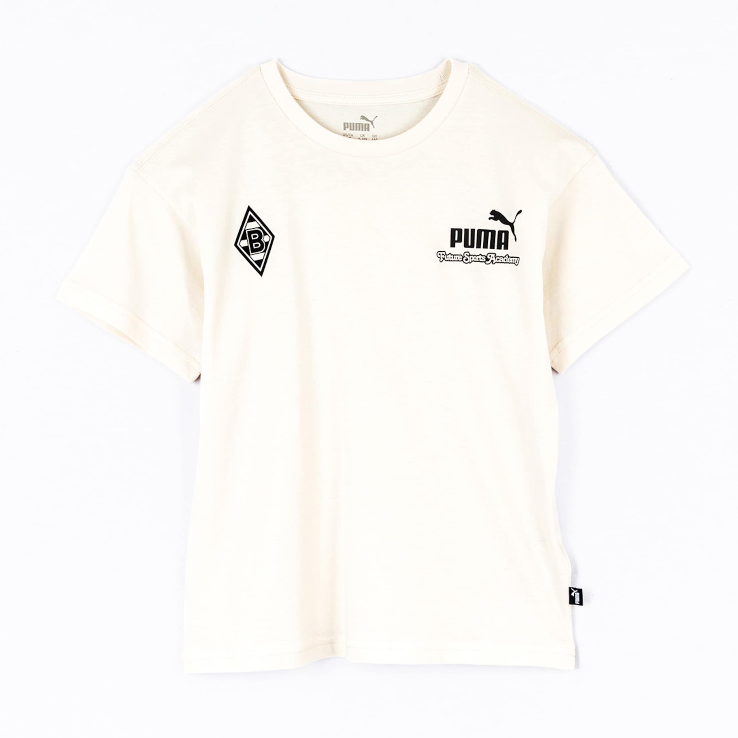 Beige T-Shirt von Puma mit Borussia Mönchengladbach Logo
