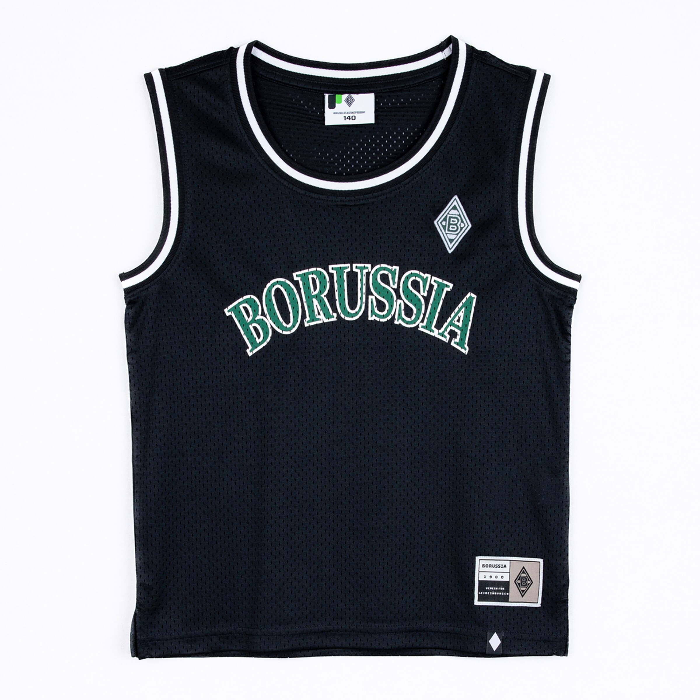 Black sleeveless jersey with BORUSSIA text.