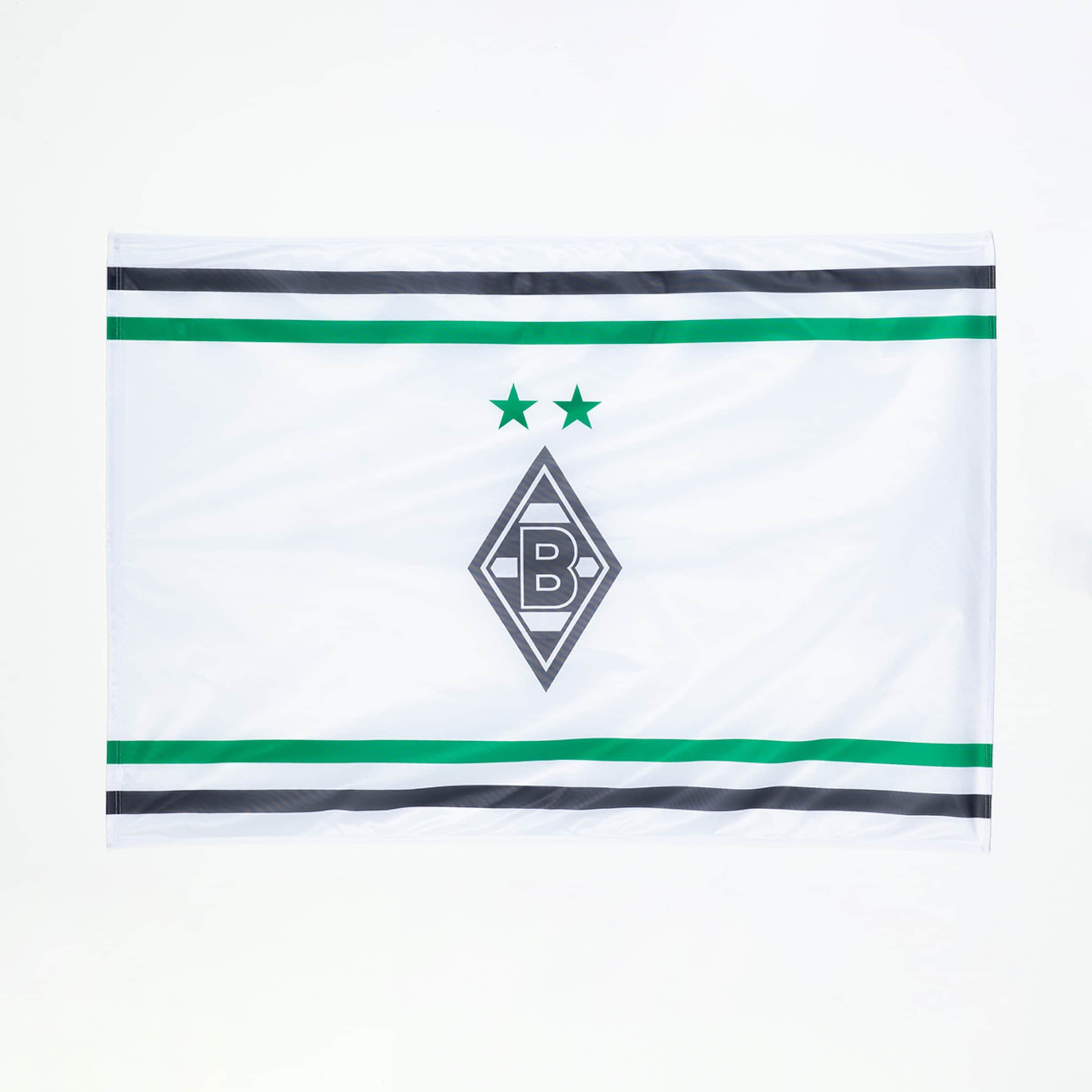 Borussia Mönchengladbach Hiss-Fahne Home 24/25 – Offizielle Vereinsfahne, 100 X 150 Cm, Mit Karabiner, 100% Polyester, Für Fans Borussia Mönchengladbach Hiss-Fahne Home 24/25 – Offizielle Vereinsfahne, 100 X 150 Cm, Mit Karabiner, 100% Polyester, Für Fans