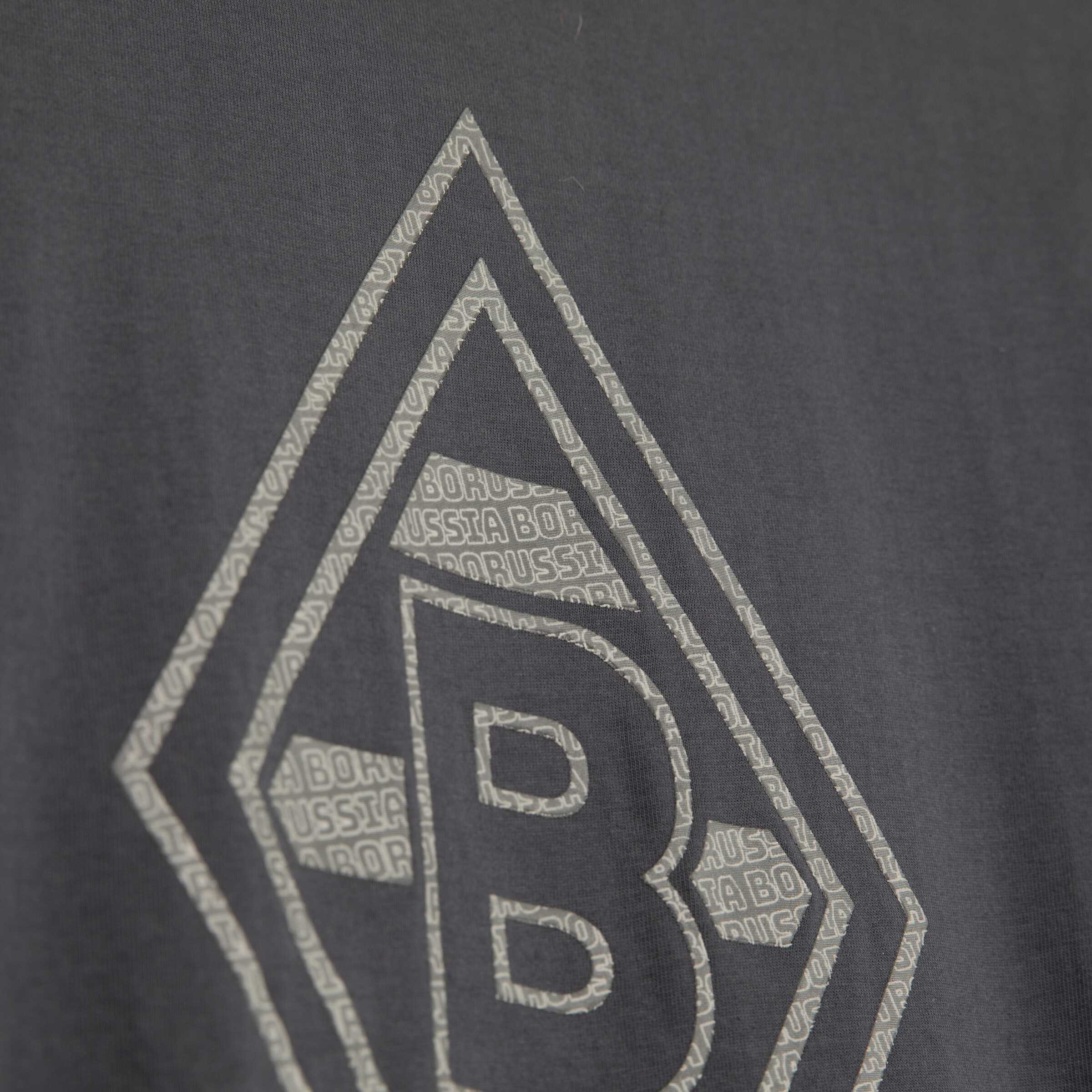 Logo von Borussia Mönchengladbach in einem stilisierten Diamantdesign.