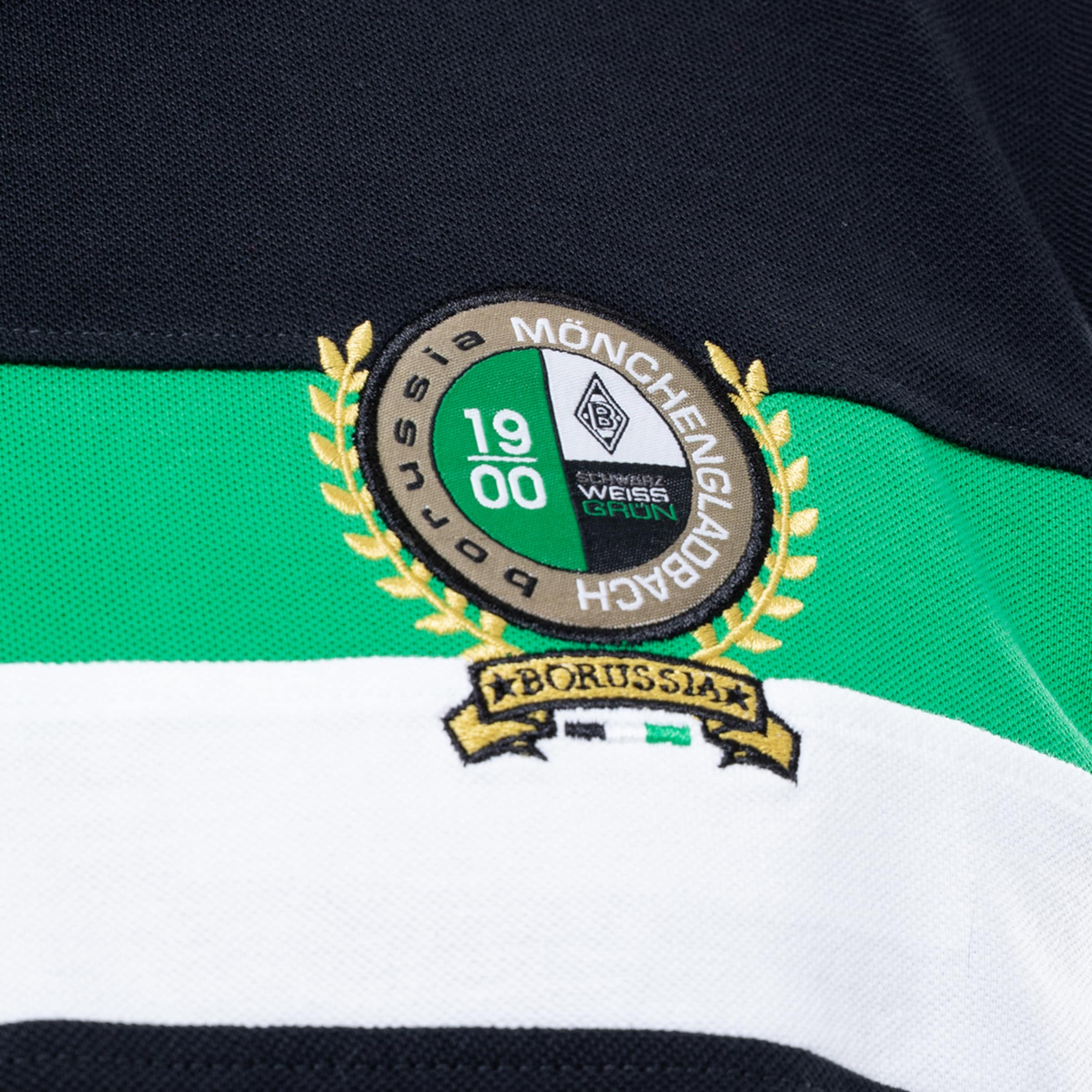 Emblem of Borussia Mönchengladbach featuring founding year 1900 and stylized laurel wreaths.