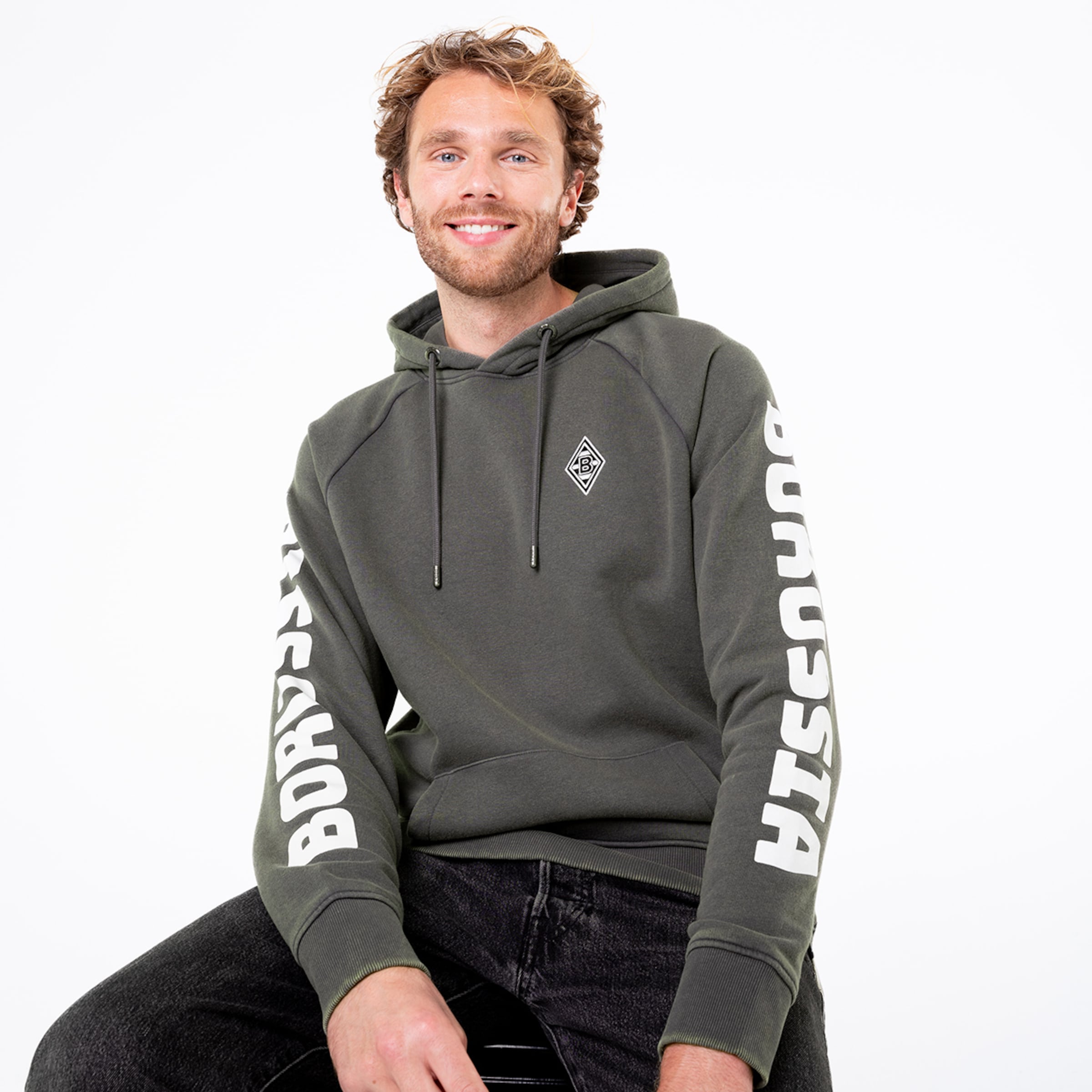 Unisex Hoodie in verwaschener Optik