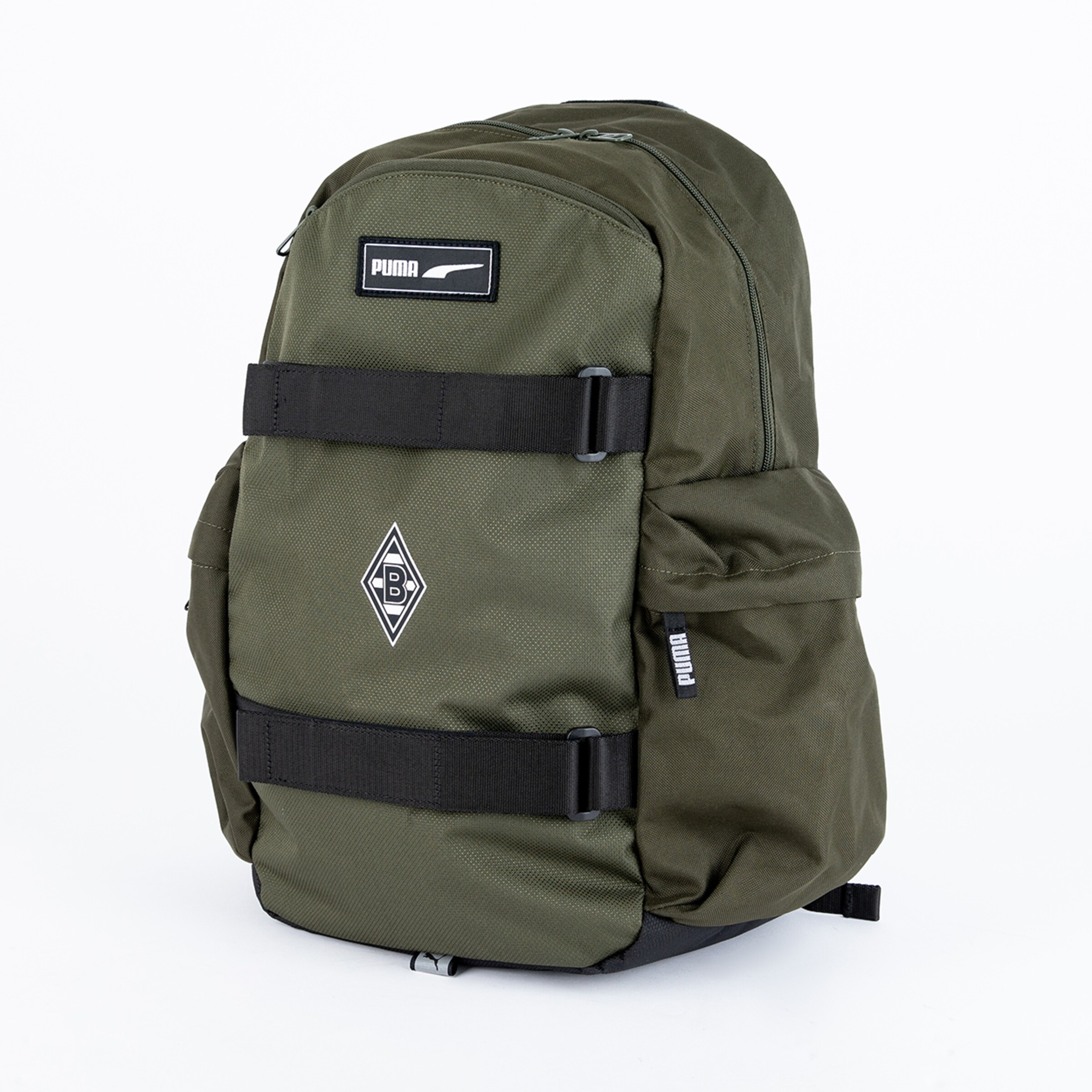 puma olive green backpack