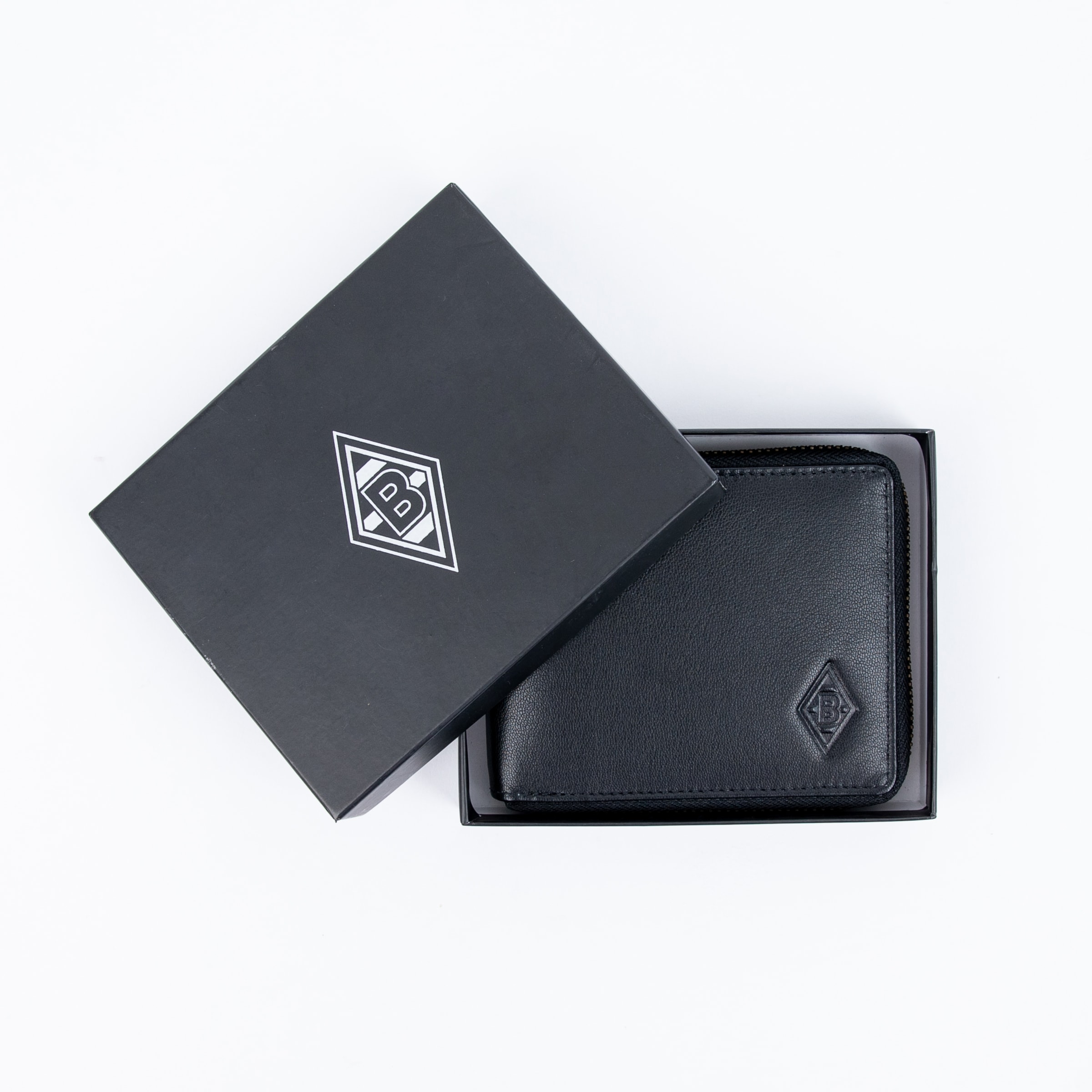 Black wallet from Borussia Mönchengladbach in a black gift box.