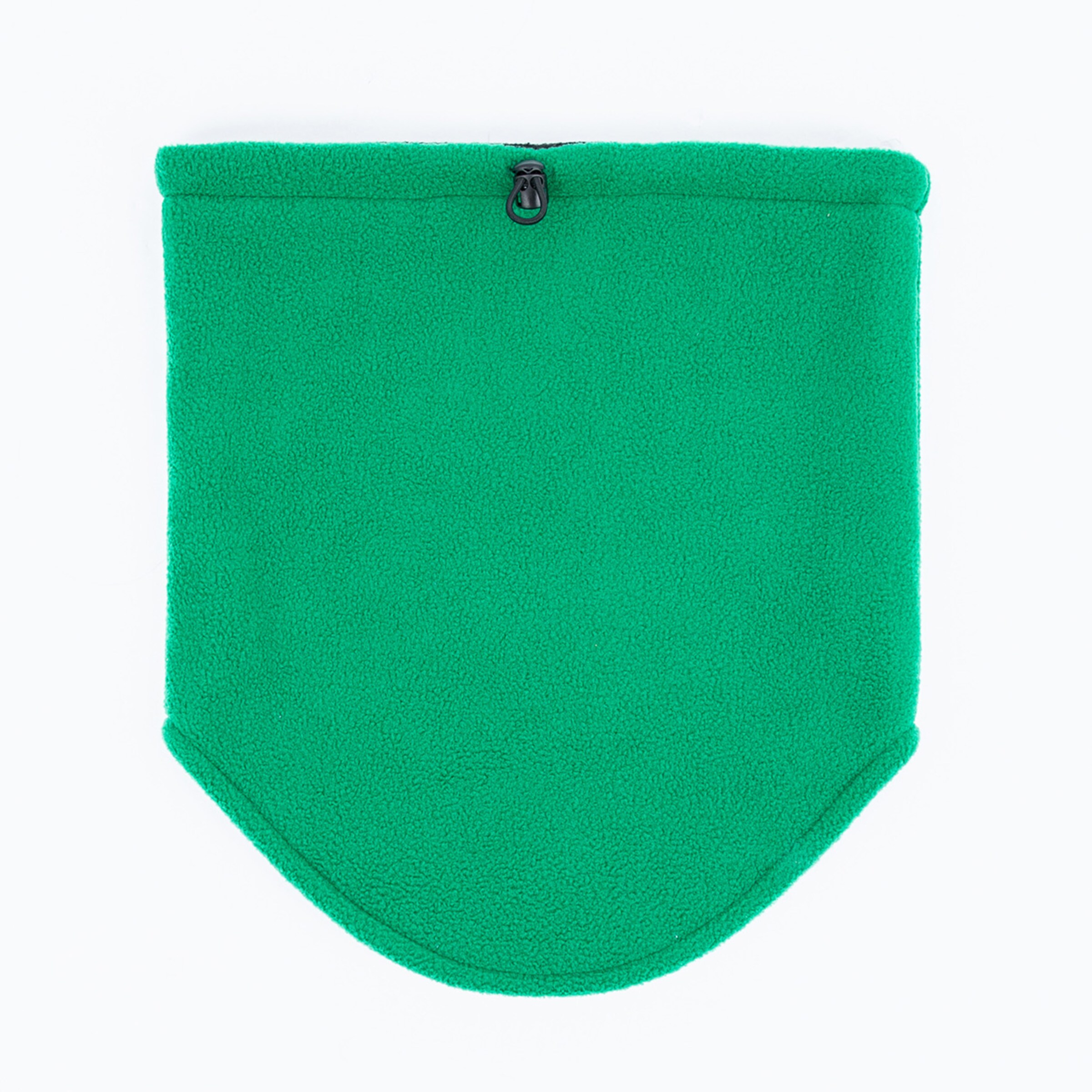 Grüner Fleece-Schal mit Reißverschluss