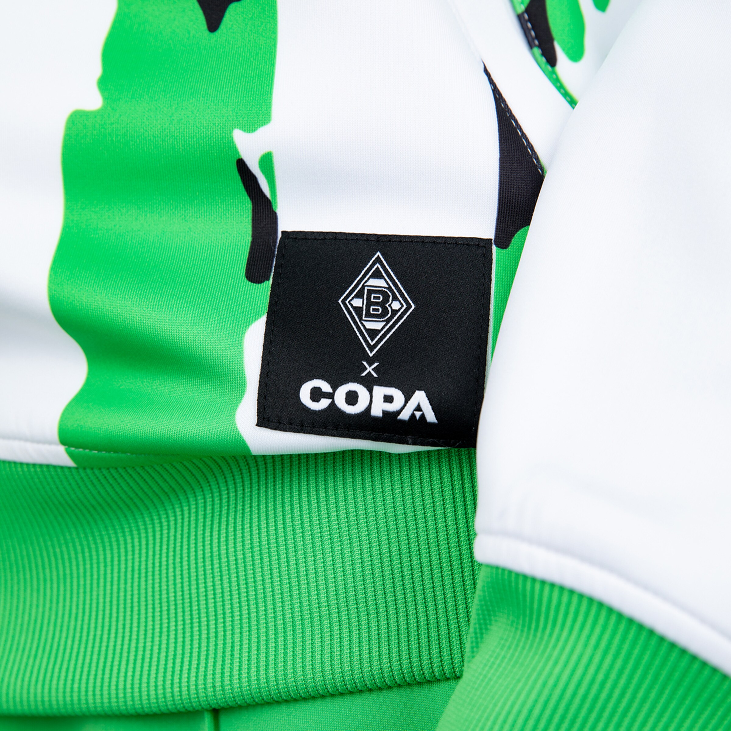 Logo of Borussia Mönchengladbach and COPA on a garment