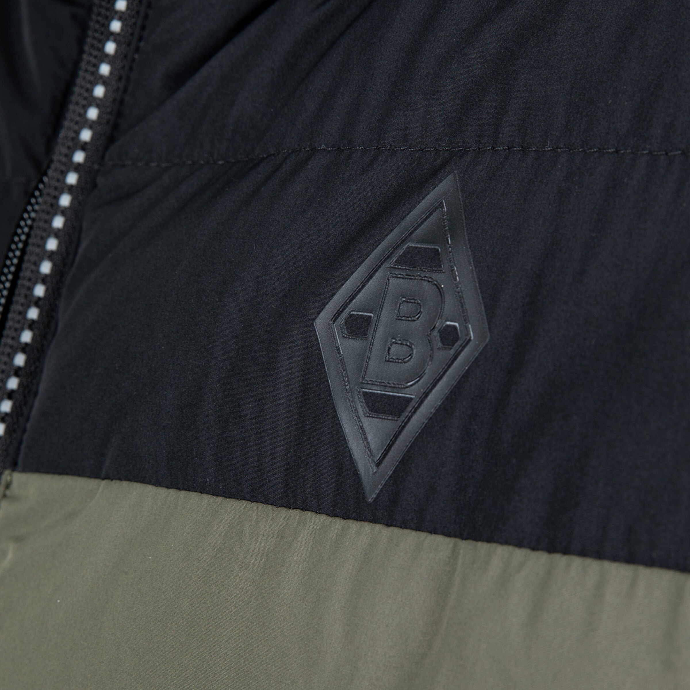 Logo von Borussia Mönchengladbach auf einer Jacke