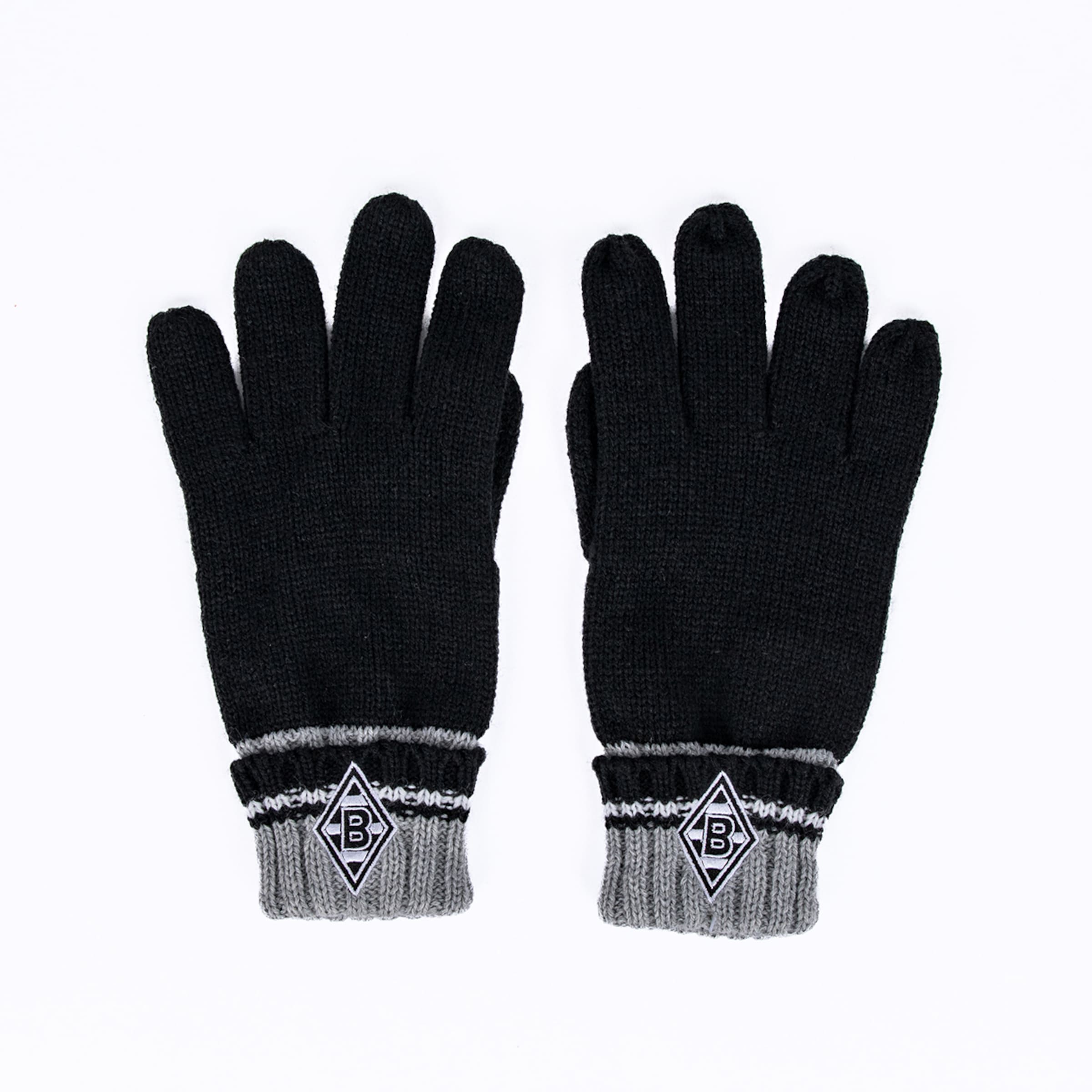 Strickhandschuh "Black & Grey"