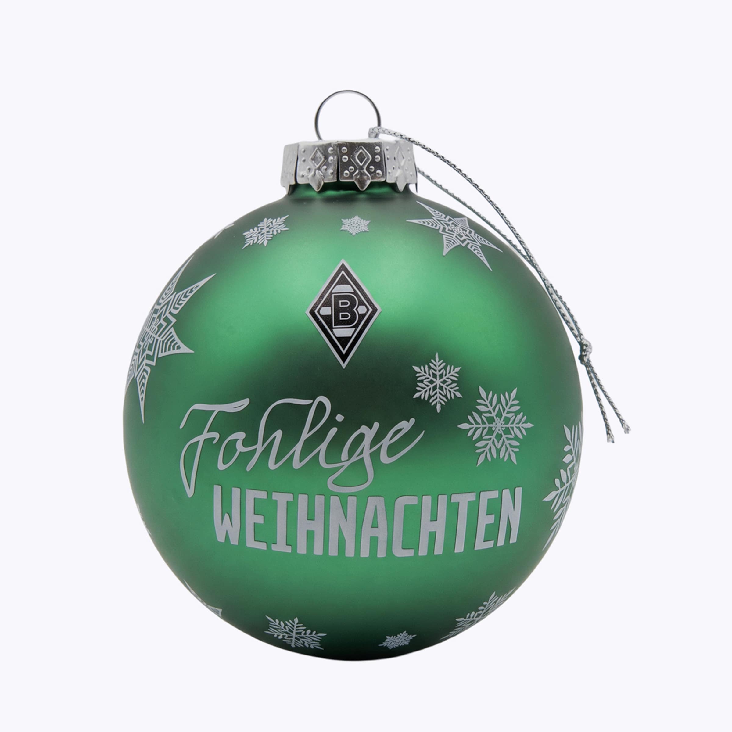 Christbaumkugel "Frohe Weihnachten"