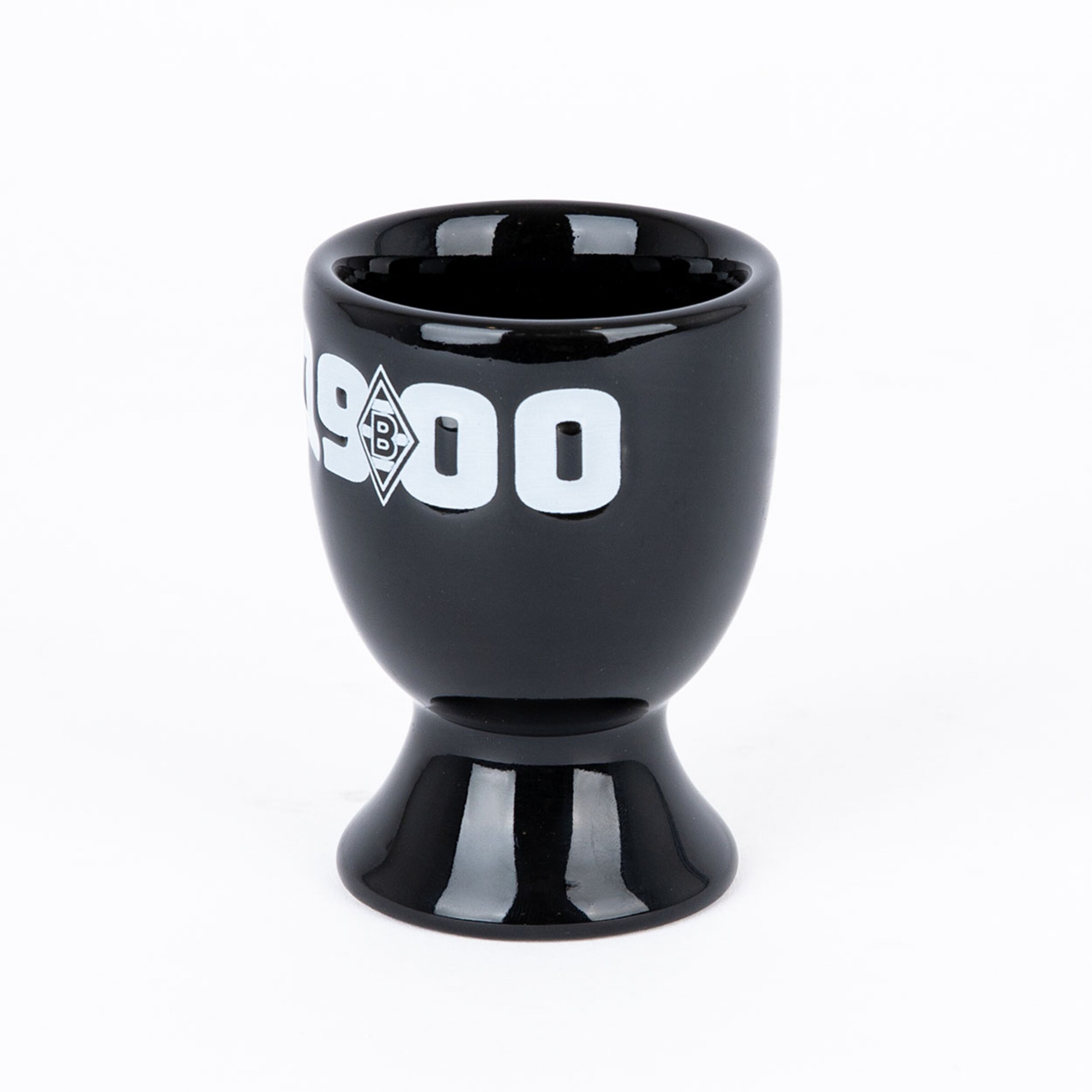 Black shot glass featuring the inscription 1900 and Borussia Mönchengladbach logo.
