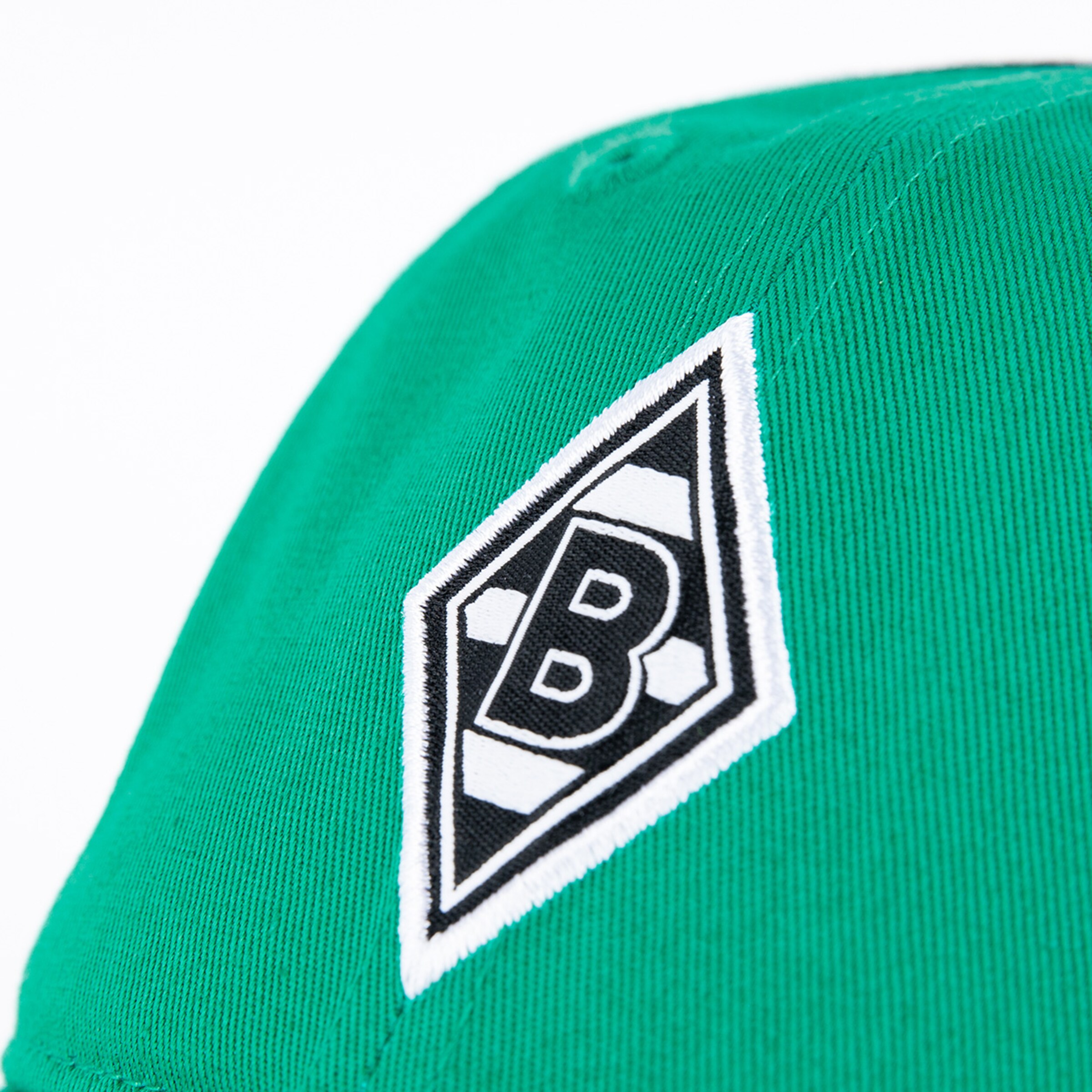 Grüner Baseballcap mit dem Borussia Mönchengladbach Logo.