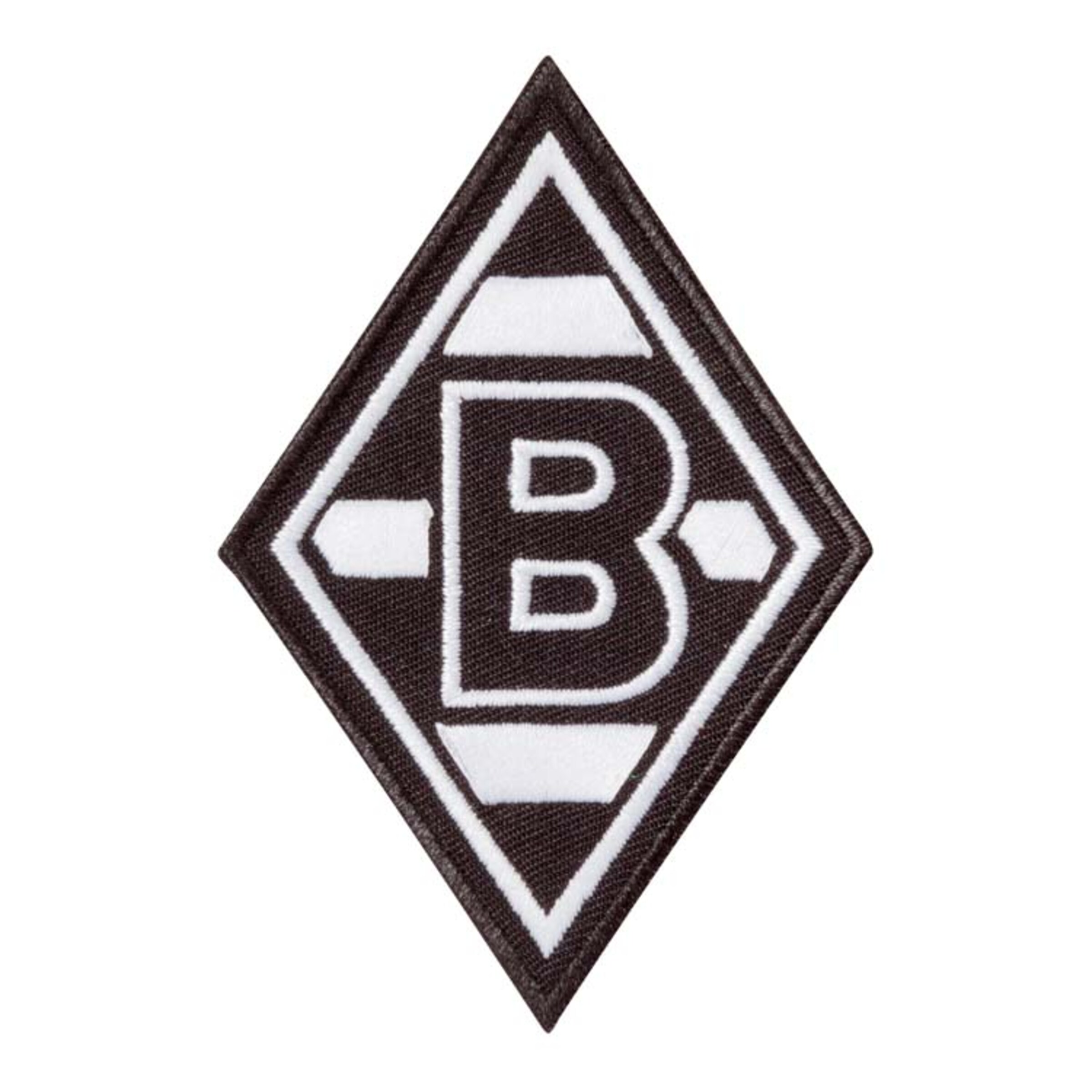 Logo von Borussia Mönchengladbach in Form eines Rauten mit dem Buchstaben B in der Mitte.