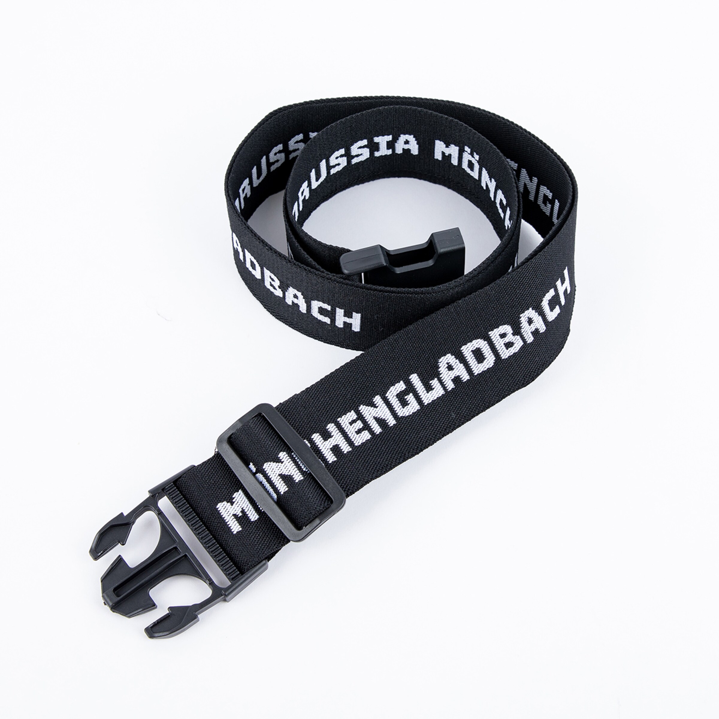 Black belt featuring the text Borussia Mönchengladbach in white.